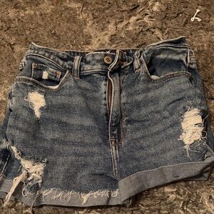 Hollister Blue Denim Shorts